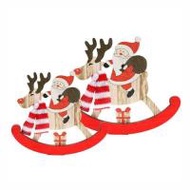 YSB-B1S006-SNOW-ของตกแต่งคริสต์มาส 2 ชิ้น (SNOW) (351602-726289010)