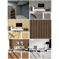 Wood sticker wallpaper