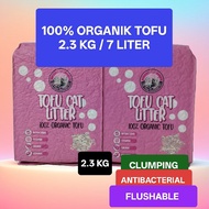 TOFU CAT LITTER  2.3 KG / PASIR KUCING TOFU / ANTIBAKTERIA / 100% ORGANIK TOFU / PASIR KUCING /