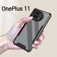 OnePlus 12R/OnePlus 12 5G/OnePlus 11R 5G/Oneplus11 Model Shockproof Case Colored Edges Clear Back 11