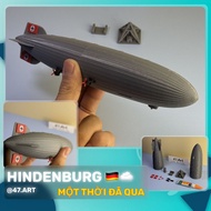 Hindenburg LZ-129 Balloon Model [47.Art - 3D Printing] Premium - Golden Era Aircraft with Neo Tower