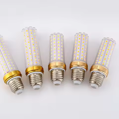 1PC E27 E14 LED Corn Light 20w 24w CCT LED Bulb Double Color Three Color 3000k Nature White 4000K 60