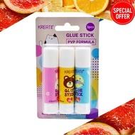 Gam Lipstick, Gam Kertas, Glue Stick (3 Pcs/Pack)