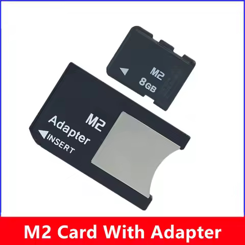 High Quality M2 Memory Card 1GB 2GB 4GB 8GB Memory Stick Pro Duo Memory Card With Adapter MS PRO DUO