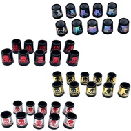 10pcs Skull Golf Sleeve Ferrule Fit Iron Wedge Club Shaft 9.3*15*13.7mm Tip.370