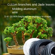 NONEDYODYE9I Bonsai Training Wire, Plant Support Garden Bonsai Shape Bonsai Wire, Black Aluminum 5/1
