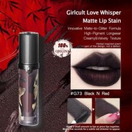 Love Whisper Matte Lip Gloss #G73 Black Red | Innovative Matte To Shine Formula | Smooth Velvety Tex