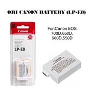 Canon LP-E8 battery lpe8 battery 100%Original For canon eos 700D,650D,600D,550D