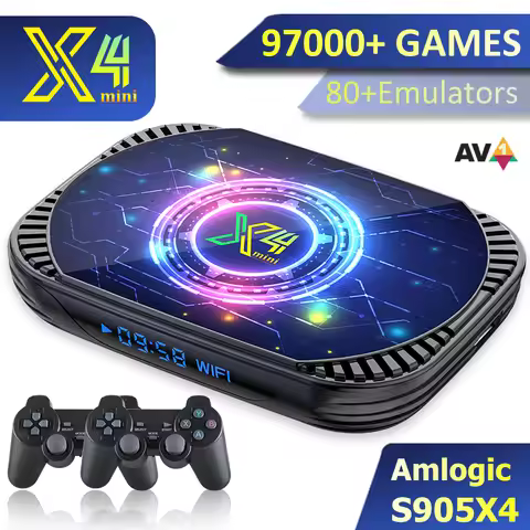 HEYNOW X4 Mini Classic Retro Super Console Amlogic S905X4 Android 11 EE4.6 System with 90000+ Game 8