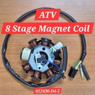 8-Stage Magnet Coil / Stator Coil Comp ATV For GY6 | Tao Motor | LEM | Scooter - ATV Spare Parts Rea