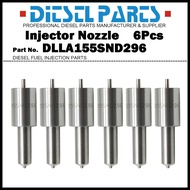 6x Diesel Fuel Injector Nozzle Tips DLLA155SND296 ND-DLLA155SND296 for Hino 500 700 Series / Engine 