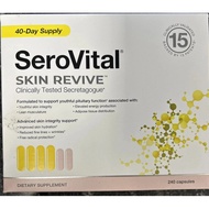 Sealed SeroVital Skin Revive 240-count 40 Days Supplements Exp. 03/2027 B9QS