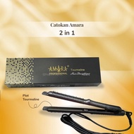 amara 9299B catok rambut / catokan rambut lurus &amp; curly