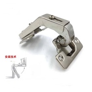 {dfhfht} 165 degree hinge hydraulic damping silent 175° 180 degree 45° hinge cabinet full cover 170