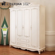 Wardrobe Sliding Door European Style Bedroom Wardrobe Sliding Door 2/3/4 Doors Wardrobe ZXB