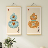 Entrance Entrance Decorative Painting Chinese Style Meaning Gourd Restaurant Painting Corridor Hundr