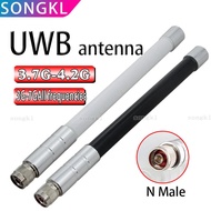 UWB antenna 3-7G omnidirectional base station high-gain fiberglass waterproof antenna N male 3.4G-3.