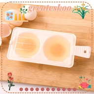 GREATESKOO Eggs Chicken Microwave 2 Eggs Cooking Kitchen Tool Food Gadget DIY Draining Egg Boiler