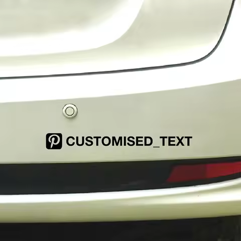 Personalized Custom Username Facebook YouTube Snapchat Instagram Pinterest Decals Car Window Moto Bu
