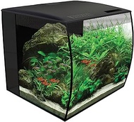 Fluval Flex 9 Aquarium Kit - Fish Tank for Fish &amp; Plants - Comes with LED Lights, Filtration System &amp; More - 36" x 18" x 18" - 34 L, 9 Gal. - Black