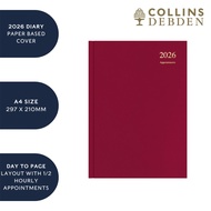 Essential - A4 Day-to-Page Diary with Appointments - 2026 Calendar Year Planner