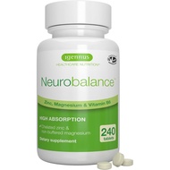Igennus Neurobalance High Absorption Zinc Magnesium and B6 Complex | Cognitive Support, Calm Concent