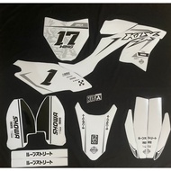 Decal Stiker Kawasaki KLX BF Full Body Putih