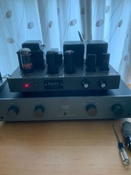 Raphaelite Vacuum Tube Amplifier - integrated amplifier 6V6 and tube pre amplifier (6922 tubes)