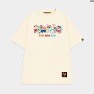 Áo thun nam nữ HY KOREA Shin Child 1220 cotton 75% form rộng tay lỡ