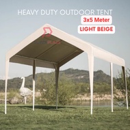 Light Beige 3x5 Meter High Quality Outdoor Tent Gazebo Canopy Khemah