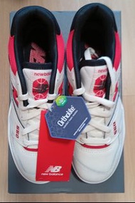 New Balance 550 紅色白色運動鞋