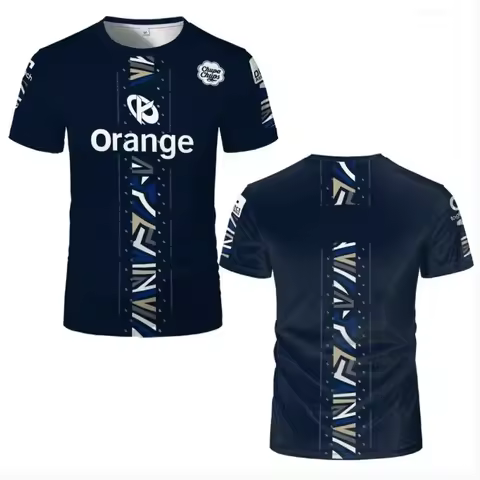Outdoor Summer Mens T Shirt KCorp Esports Team Fans Jersey Uniforme Kids Clothes Breathable Quick-Dr