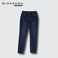 Giordano Women 180° Expandable Waistband High Rise Slim Tapered Jeans