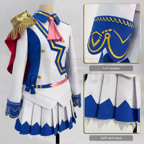 HOLOUN Derby Game Tokai Teio Cosplay Costume Halloween Convention Christmas Red Shawl JK Skirt Glove