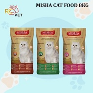 MISHA CAT FOOD 8kg Dry Cat Food Makanan Kucing