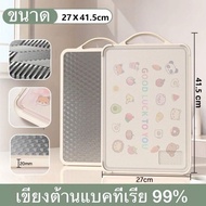 【ไม้มะเกลือ+ สแตนเลสเกรด 316】LIYOUE เขียง แบบหนา ป้องกันเชื้อรา แยกอาหารดิบและอาหารปรุงสุก ใช้ได้สอง