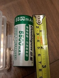 26650 5500mAh 3.7V鋰離子充電池一枚