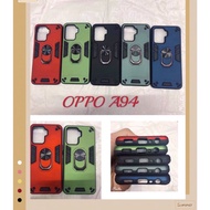 ⊙Oppo A94 A83 King Armor Case With Ring Stand