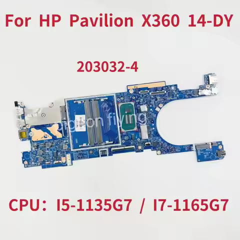 203032-4 Mainboard For HP Pavilion X360 14-DY Laptop Motherboard With I5 I7-11Th Gen CPU M45032-601 