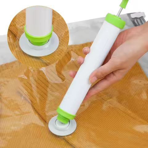 Practical Manual Air Vacuum Pump Handheld Plastic Manual Air Deflating Pump For Vacuum Compressed Ba
