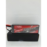 SUNPADOW 7300mAh 2S2P 7.4V 100C ERC Lipo Battery Hard Case, Deans Plug NON REFUNDABLE AFTER PURCHASE