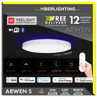 Yeelight Arwen S (450S/550S) Ceiling Light 50W with Ambient Backlight, Wi-Fi Control, Include Remote
