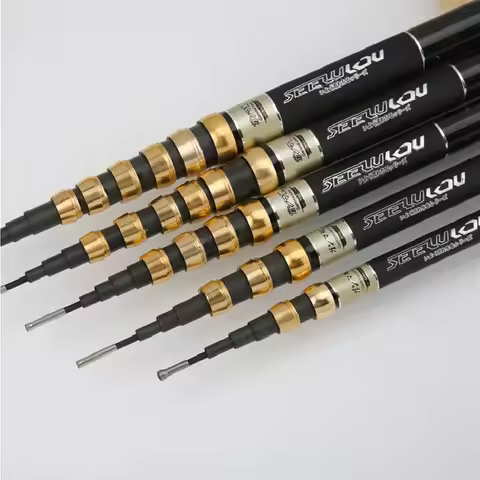 4.5M 5.4M 6.3M 7.2M 8.0M Adjust Position Super Light Long Hard Carbon Fiber Hand Fishing Rod Telesco