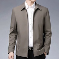 Formal jacket for men Mens korean fashion high Good quality Bomber jacket Double pocket Polo Jacket 