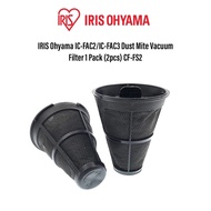 IRIS Ohyama IC-FAC2/IC-FAC3 Dust Mite Vacuum Filter 1 Pack (2pcs) CF-FS2
