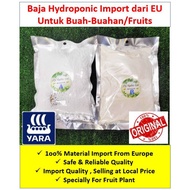 Baja AB 100% Original Yara High Grade Hydroponic AB Fertilizer/ Hidroponik Buah-Buahan/Fruits/Small 