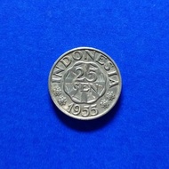 Uang Koin 25 Sen 1955