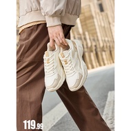 361 Sneakers Women 2026 Autumn Mesh Breathable Dad Shoes Light Leather Surface Water Repellent Casua