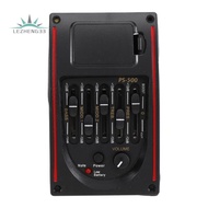 5-Band Tone Controls EQ Equalizer Tuner PS-500 5-Band Acoustic Guitar EQ Preamp Equalizer Pickup Aco