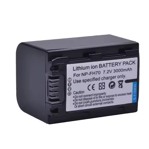 3000mAh NP-FH70 NP FH70 Battery for Sony NP-FH30 NP-FH40 NP-FH50 NP-FH60 DCR DVD508 DVD408 DVD308 DV